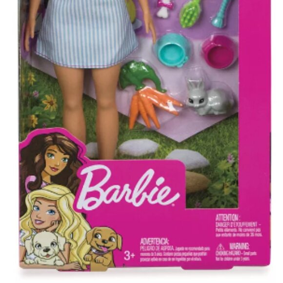 BNWT Barbie Doll & Pets Picnic Play Set (3+) - Picture 5 of 5